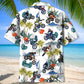 Tropical Motocross Adventure Hawaiian Shirt Artwork View For Coastal Escapes And Resort Style