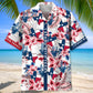 Bold Stand Texas Hawaiian Shirt Pattern View For Lightweight Everyday Style