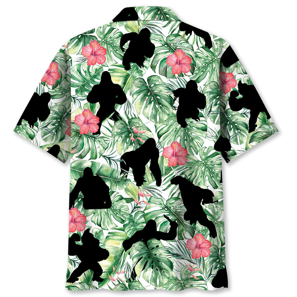 Tropical Gorillas Jungle Hawaiian Shirt For Beach Parties And Weekend Getaways
