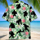 Tropical Gorillas Jungle Hawaiian Shirt Pattern Detail For Vacation Travel And Daily Wear