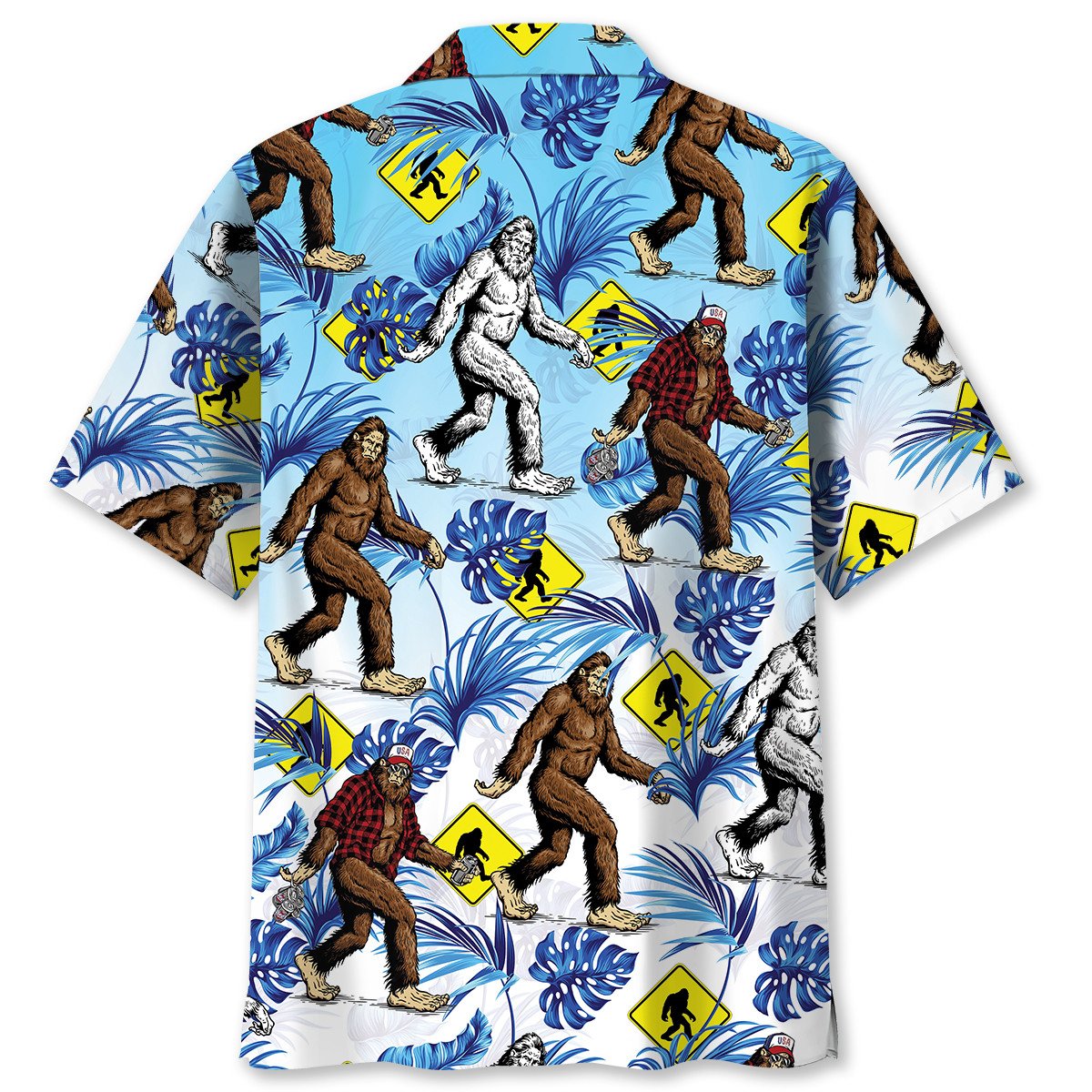 Forest Creature Crossing Road Hawaiian Shirt For Summer Vacation And Beach Travel