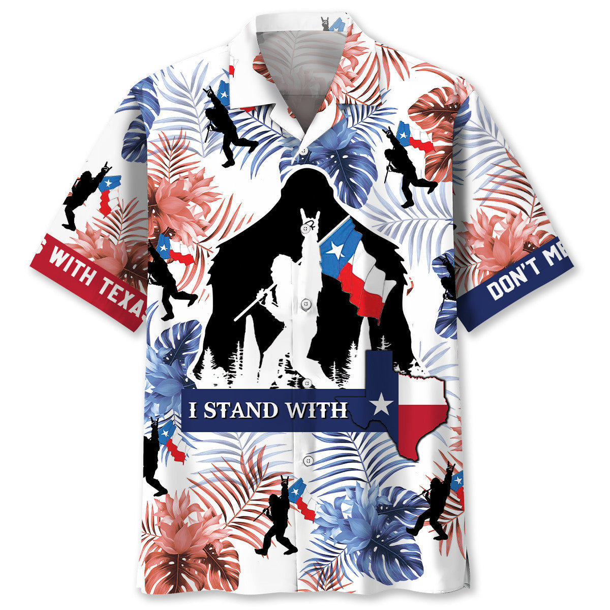 Stand Texas Forest Creature Wilderness Hawaiian Shirt For Poolside Relaxation And Sunny Getaways
