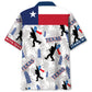 Forest Creature Stand Texas Wilderness Hawaiian Shirt Artwork View For Coastal Escapes And Resort Style