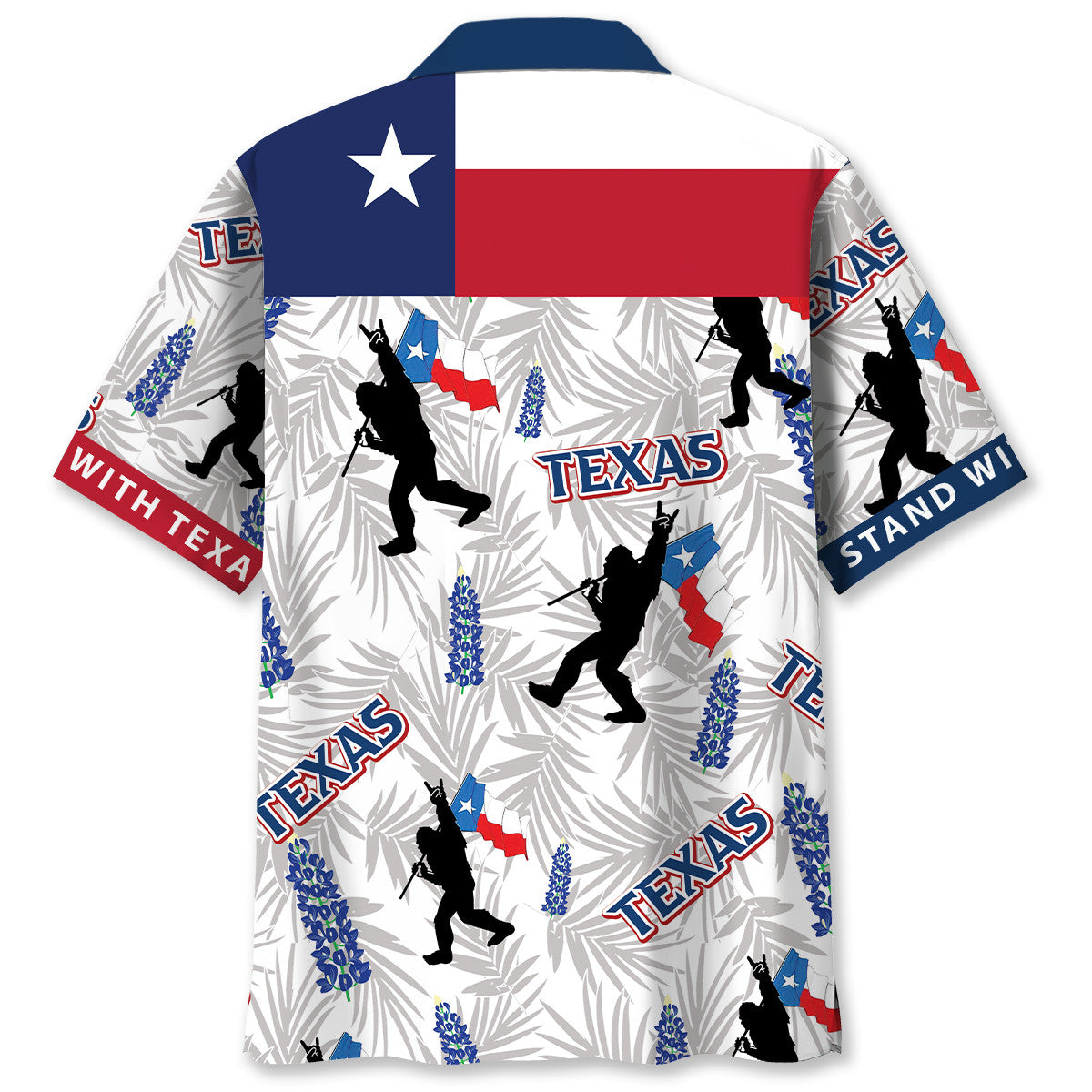 Forest Creature Stand Texas Wilderness Hawaiian Shirt Artwork View For Coastal Escapes And Resort Style