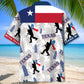 Forest Creature Stand Texas Wilderness Hawaiian Shirt For Summer Events And Casual Outdoor Wear