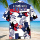 Texas Forest Creature Wilderness Hawaiian Shirt Design View For Casual Summer Styling