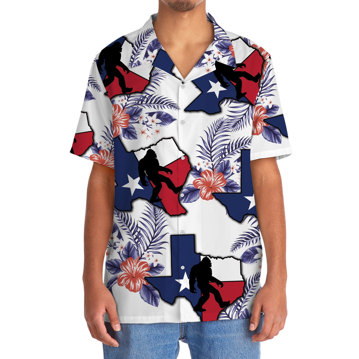 Texas Forest Creature Wilderness Hawaiian Shirt For Beach Parties And Weekend Getaways