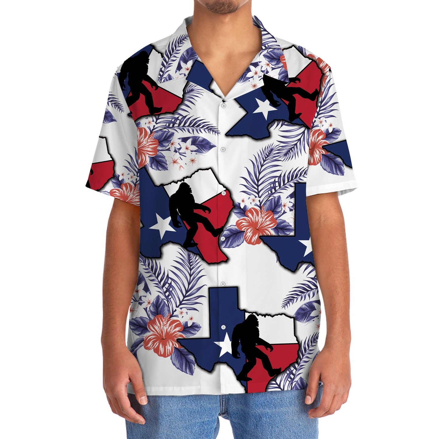 Texas Forest Creature Wilderness Hawaiian Shirt For Beach Parties And Weekend Getaways