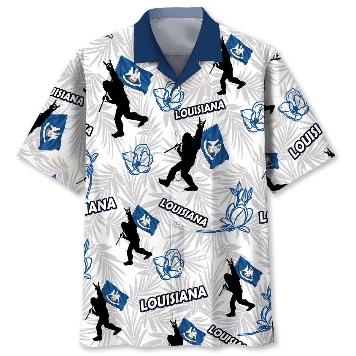 Louisiana Forest Creature Bayou Hawaiian Shirt Design View For Resort Travel And Thoughtful Gifting
