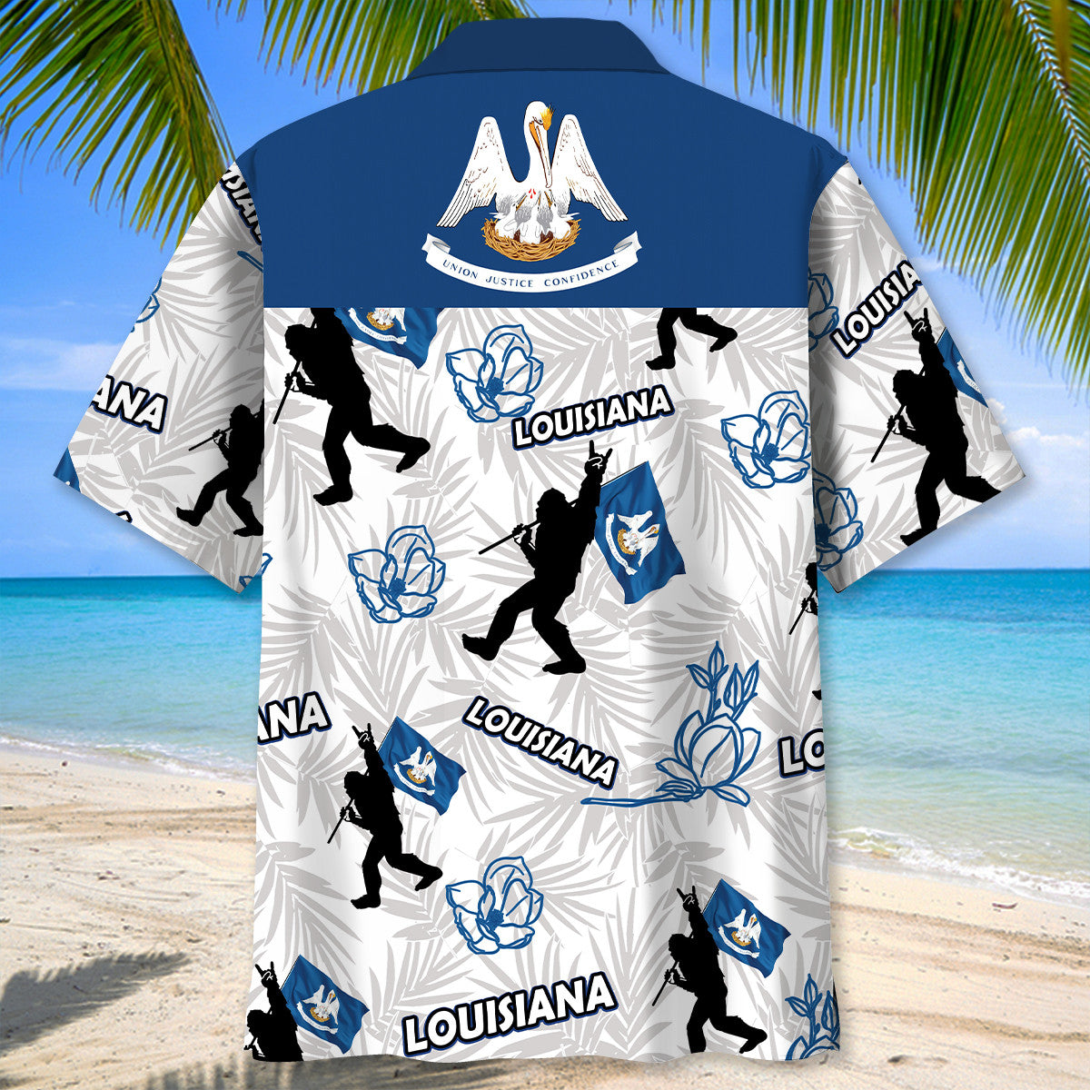 Louisiana Forest Creature Bayou Hawaiian Shirt Artwork View For Weekend Travel And Beach Style
