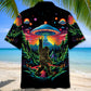 Alien Forest Creature Pocket Fun Hawaiian Shirt For Summer Events And Casual Outdoor Wear