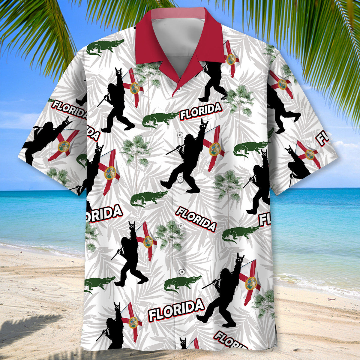 Tropical Florida Proud Forest Creature Hawaiian Shirt For Beach Parties And Weekend Getaways