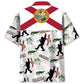 Tropical Florida Proud Forest Creature Hawaiian Shirt Pattern Detail For Vacation Travel And Daily Wear