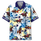 Retro Kentucky Racing Proud Hawaiian Shirt Pattern View For Relaxed Warm Weather Outfits