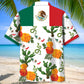 Mexico Cactus Desert Hawaiian Shirt Artwork Detail For Tropical Trips And Casual Outings