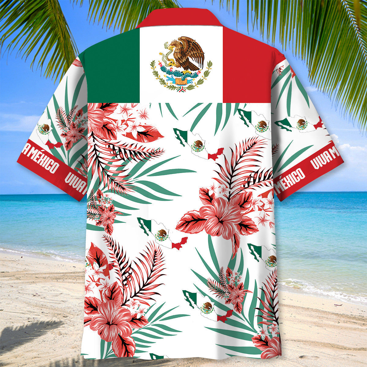 Viva Mexico Fiesta Hawaiian Shirt Artwork View For Coastal Escapes And Resort Style