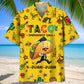 Taco Emergency Call Fun Hawaiian Shirt Pattern View For Relaxed Warm Weather Outfits