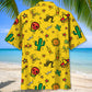 Taco Emergency Call Fun Hawaiian Shirt Artwork Detail For Resort Trips And Outdoor Activities