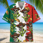 Skull Viva Mexico Fiesta Hawaiian Shirt Pattern View For Relaxed Warm Weather Outfits