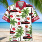 Euroka California Scenic Coastal Hawaiian Shirt Pattern Detail For Summer Holidays And Outdoor Fun
