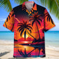 Tropical Firefighter Retirement Tribute Hawaiian Shirt For Vacation Days And Relaxed Coastal Outings