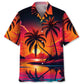 Tropical Firefighter Retirement Tribute Hawaiian Shirt Artwork View For Weekend Travel And Beach Style