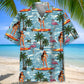 Tropical Surfing Aloha Girl Hawaiian Shirt Design View For Resort Travel And Thoughtful Gifting