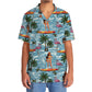Tropical Surfing Aloha Girl Hawaiian Shirt Artwork View For Weekend Travel And Beach Style
