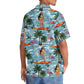 Tropical Surfing Aloha Girl Hawaiian Shirt Design Detail For Sunny Adventures And Casual Wear