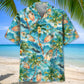 Tropical Surfing Surfboard Wave Hawaiian Shirt Pattern View For Lightweight Everyday Style