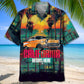 California Coastal Hawaiian Shirt For Summer Vacation And Beach Travel
