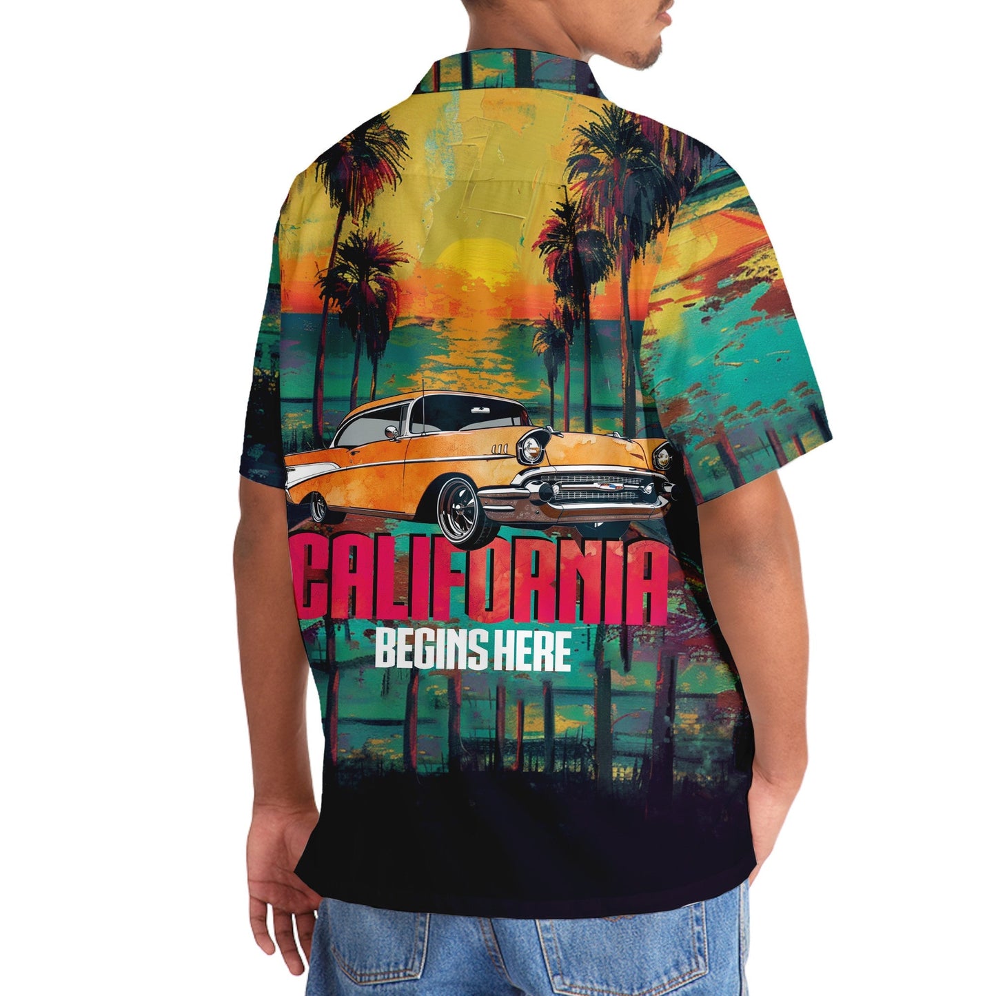 California Coastal Hawaiian Shirt For Beach Parties And Weekend Getaways
