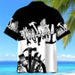Black Tropical Carpenter Proud Hawaiian Shirt For Beach Parties And Weekend Getaways