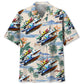 Boat Power Racing Coastal Hawaiian Shirt Design Detail For Beach Days And Holiday Travel