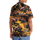 Retro Dirt Track Racing Hawaiian Shirt Design Detail For Sunny Adventures And Casual Wear