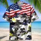 Car Dirt Track Racing Sprint USA Hawaiian Shirt For Beach Parties And Weekend Getaways