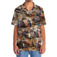 Vintage Car Dirt Track Racing Sprint Hawaiian Shirt For Summer Events And Casual Outdoor Wear