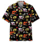 Black Car Dirt Track Racing Sprint Hawaiian Shirt Artwork View For Weekend Travel And Beach Style