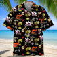 Black Car Dirt Track Racing Sprint Hawaiian Shirt Design Detail For Sunny Adventures And Casual Wear