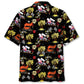 Black Car Dirt Track Racing Sprint Hawaiian Shirt For Resort Getaways And Comfortable Summer Activities