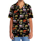 Black Car Dirt Track Racing Sprint Hawaiian Shirt Pattern View For Relaxed Warm Weather Outfits