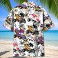 Tropical Retro Car Sprint Racing Hawaiian Shirt Artwork View For Weekend Travel And Beach Style