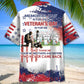 Memorial Honor Veteran Tribute Hawaiian Shirt Design Detail For Sunny Adventures And Casual Wear