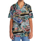 Tropical Boat Pontoon Coastal Hawaiian Shirt For Poolside Relaxation And Sunny Getaways