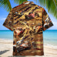Vintage Retro Car Sprint Racing Hawaiian Shirt Artwork View For Weekend Travel And Beach Style