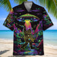 Alien Forest Creature Night Hawaiian Shirt For Coastal Adventures And Warm Weather Wear