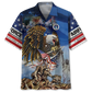 American Pride Us Veterans Tribute Hawaiian Shirt For Warm Weather Adventures And Everyday Comfort