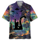 Forest Creature Nessie Night Adventure Hawaiian Shirt Design Detail For Sunny Adventures And Casual Wear