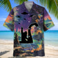 Forest Creature Nessie Night Adventure Hawaiian Shirt For Resort Getaways And Comfortable Summer Activities