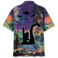 Forest Creature Nessie Night Adventure Hawaiian Shirt For Summer Vacation And Beach Travel